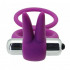 Anello Fallico Vibrante Timeless Dual Ring Viola 3,5 cm. - 2