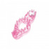 Anello Fallico Stimolante con Sfera in Acciaio Rosa - 0