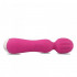 Vibratore Tipo Massaggiatore Ricaricabile in Silicone Rosa 22 x 5 cm. - 3