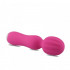 Vibratore Tipo Massaggiatore Ricaricabile in Silicone Rosa 22 x 5 cm. - 4