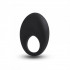 Anello Fallico Vibrante in Puro Silicone Nero Ricaricabile USB - 1