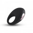 Anello Fallico Vibrante in Puro Silicone Nero Ricaricabile USB - 3