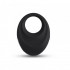 Anello Fallico Vibrante in Puro Silicone Nero Ricaricabile USB - 4