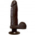 Realistic Cock 8 Vibratore Ultra Realistico Africano in UR3 20 X 5 cm. - 0