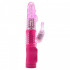 Vibratore Rabbit Heart Rotante con Perle Stimolanti 21 X 3,5 cm. - 0