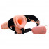 Vibratore Strap-on Realistico Real Rapture Cavo con Testicoli per Uomo o Donna 20 x 5 cm. - 3