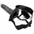 Vibratore Strap-on Realistico Real Rapture Cavo Nero per Uomo o Donna 20 X 5 cm. - 1
