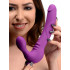 Strap On Vibrante Senza Lacci in Puro Silicone 25 X 3,8 cm. - 2