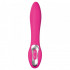 Vibratore Design in Puro Silicone Elys Concave Pink 20,1 x 3,6 cm. - 1