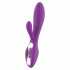 Vibratore Elys Concave in Puro Silicone Viola 20 x 3,6 cm. - 1