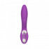 Vibratore Elys Concave in Puro Silicone Viola 20 x 3,6 cm. - 2