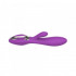 Vibratore Elys Concave in Puro Silicone Viola 20 x 3,6 cm. - 3