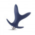 Cuneo Anale Vibrante ad Espansione in Puro Silicone 10 X 4 cm - 1