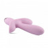 Vibratore Triplo Ricaricabile in Puro Silicone 20,5 x 3,5 cm. - 3
