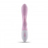 Vibratore Rabbit Ricaricabile USB Easy in Puro Silicone 20 X 3 cm. - 0