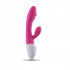Vibratore Rabbit Ricaricabile USB Real in Puro Silicone 20 X 3,2 cm. - 0