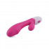 Vibratore Rabbit Ricaricabile USB Real in Puro Silicone 20 X 3,2 cm. - 1