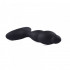 Vibratore Anale in Puro Silicone Nero con Rilievi a Spirale 13 x 3,1 cm. - 3