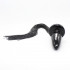 Cuneo Anale con Coda-Frustino Nero 7 x 3,5 cm. - 0