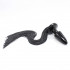 Cuneo Anale con Coda-Frustino Nero 7 x 3,5 cm. - 1