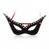 Maschera con Borchie Metalliche e Laccio Rosso - 1