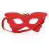 Maschera Rossa da Farfalla con Borchie Metalliche - 1