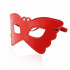 Maschera Rossa da Farfalla con Borchie Metalliche - 3