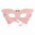 Maschera Rosa da Farfalla con Borchie Metalliche - 1