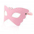 Maschera Rosa da Farfalla con Borchie Metalliche - 2