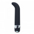 Vibratore Punto G Nero Con Diamante 15 x 2,7 cm. - 1