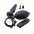 Plug Anale Gonfiabile Vibrante 12,7 x 3,6 cm. - 1