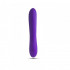 Vibratore in Puro Silicone Viola Ricaricabile USB 21 x 3,5 cm. - 2