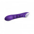 Vibratore in Puro Silicone Viola Ricaricabile USB 21 x 3,5 cm. - 3