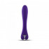 Vibratore Rabbit in Puro Silicone Viola Ricaricabile  USB 22,5 x 4 cm. - 2