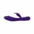 Vibratore Rabbit in Puro Silicone Viola Ricaricabile  USB 22,5 x 4 cm. - 3