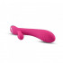 Vibratore Rabbit in Puro Silicone Rosa Ricaricabile USB 22,5 x 4 cm. - 4