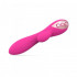 Vibratore Rabbit in Puro Silicone Rosa Ricaricabile USB 18,5 x 3,5 cm. - 4