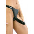 StrapOn Slip In Latex Nero Con Fallo 16 x 4 cm. - 2