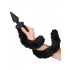 Plug Anale in Silicone 11 x 4 cm. con Coda da Gatta Lunga 62 cm. - 0