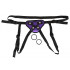 Imbracatura Universale Strapon con 3 Anelli in Silicone Regolabile fino a 134 cm. - 0