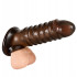 Omaggio Guaina per Pene e Testicoli con Rilievi Stimolanti interni ed Esterni + 4 cm. Lunghezza - 0