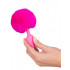 Cuneo Anale in Puro Silicone con Coda 7 X 3 cm. - 0