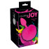 Cuneo Anale in Puro Silicone con Coda 7 X 3 cm. - 1