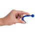 Sperm Stopper in Puro Silicone Flessibile Blu - 0