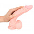 Fallo Realistico in Puro Silicone Morbido e Flessibile 21 X 3,8 cm. - 4