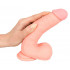 Fallo Realistico in Puro Silicone Morbido e Flessibile 19 X 4,4 cm. - 1