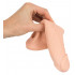 Guaina Fallica in Cyberskin con Aggancio per Testicoli + 5 cm Lunghezza - 4
