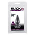 Cuneo Anale in Puro Silicone Nero 7,8 X 2,7 cm. - 3