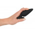 Cuneo Anale in Puro Silicone Nero 10,5 X 3,7 cm. Peso 135 grammi - 4