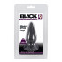 Cuneo Anale in Puro Silicone Nero 10,5 X 3,7 cm. Peso 135 grammi - 6